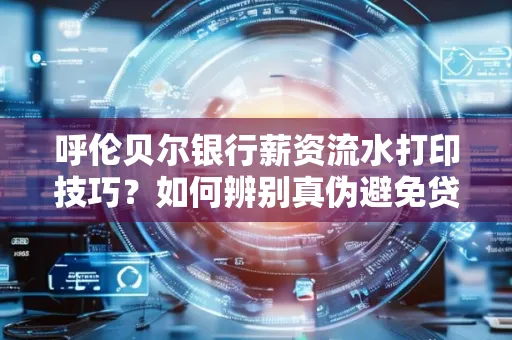 呼伦贝尔银行薪资流水打印技巧?如何辨别真伪避免贷款风险?