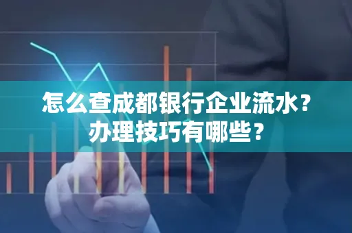 怎么查成都银行企业流水?办理技巧有哪些?