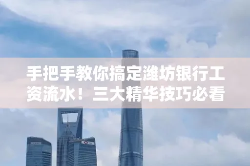 手把手教你搞定潍坊银行工资流水!三大精华技巧必看