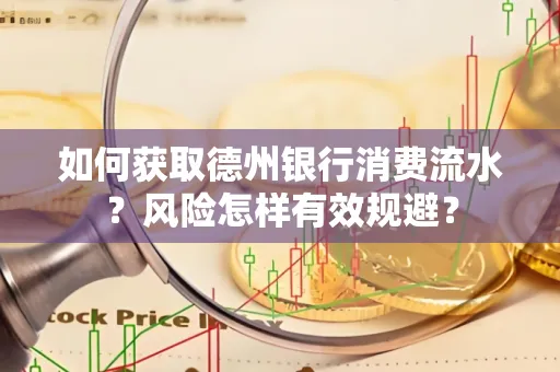 如何获取德州银行消费流水?风险怎样有效规避?