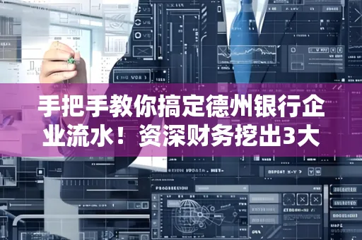 手把手教你搞定德州银行企业流水!资深财务挖出3大隐藏风险点