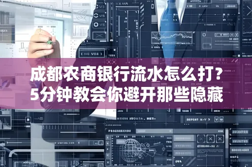 成都农商银行流水怎么打？5分钟教会你避开那些隐藏坑