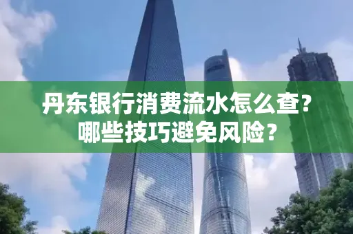 丹东银行消费流水怎么查？哪些技巧避免风险？