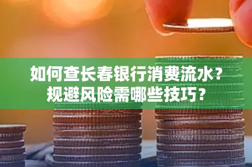 如何查长春银行消费流水?规避风险需哪些技巧?